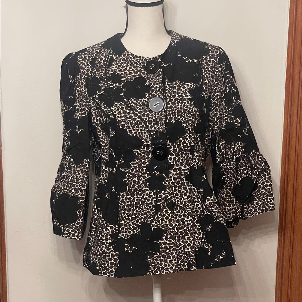 Vintage Elegant Black Women's Button Down Shirt